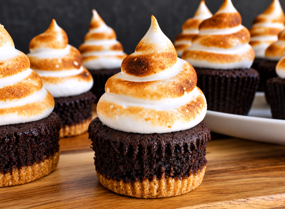 🔥 S’mores Cupcakes 6 Pack