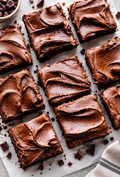 Fudge Brownie with Fudge Icing