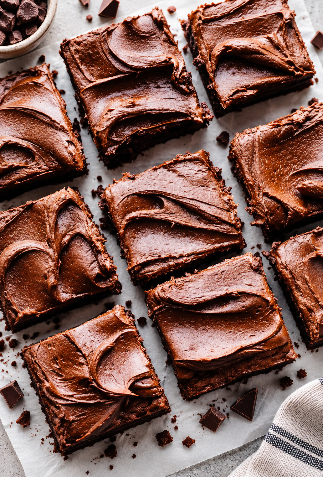 Fudge Brownie with Fudge Icing